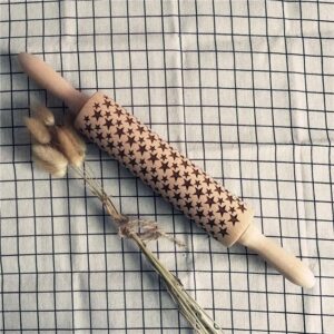 Rolling Pin Christmas Embossing Cooking Tool