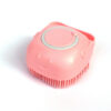 Bathroom Dog Bath Brush Massager with Silicon Comb - Image 2